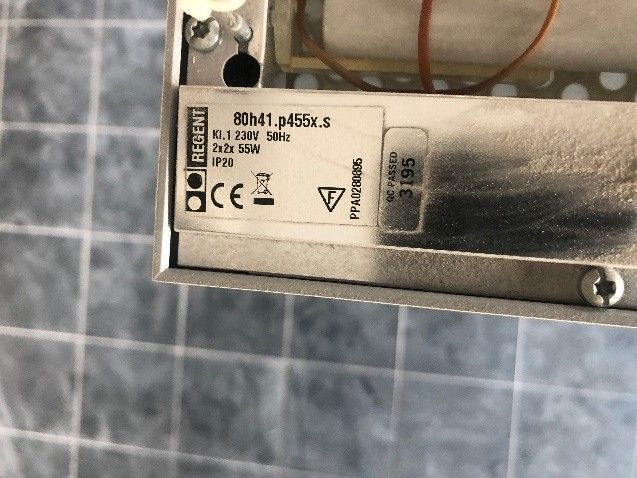 Luminaire suspendu 1510x170x40mm